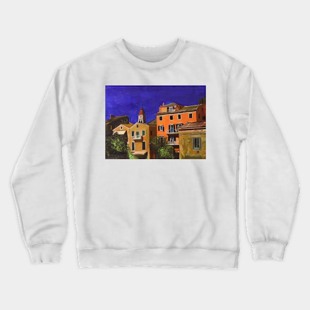 Corfu Town, Greece Crewneck Sweatshirt by golan22may